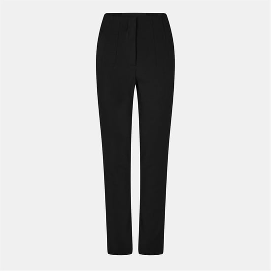 Women's Vila Vivarone Slim Fit Straight Pants in Black - Image 1