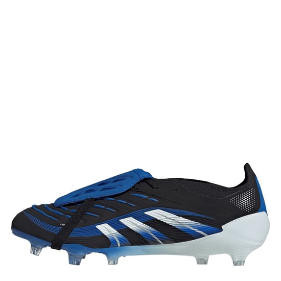Men's adidas Elite Fold Over Tongue Firm Ground Football Boots in Black/Blue - Image 2