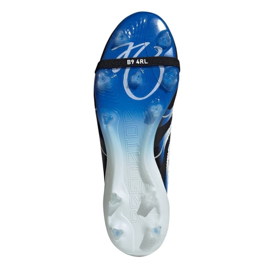 Men's adidas Elite Fold Over Tongue Firm Ground Football Boots in Black/Blue - Image 6
