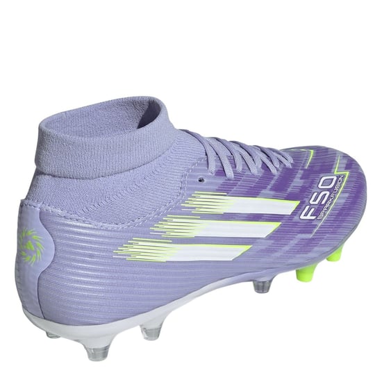 Accessories adidas F50 Sparkfusion League Firm Ground Football Boots in Purple/Lemon - Image 4