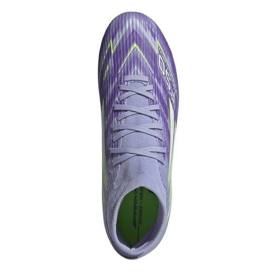 Accessories adidas F50 Sparkfusion League Firm Ground Football Boots in Purple/Lemon - Image 5