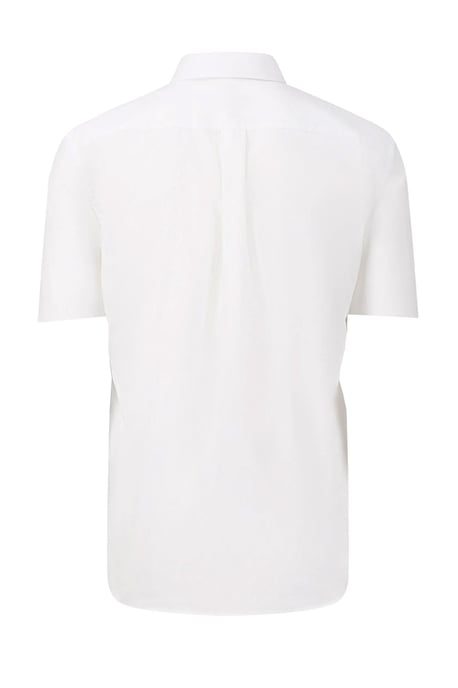 FYNCH-HATTON SHORT SLEEVED OXFORD SHIRT WHITE - Image 2