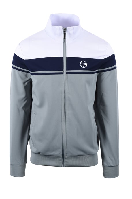 SERGIO TACCHINI DAMARINDO TRACK TOP WHITE/MARITIME BLUE/LEAD - Image 1