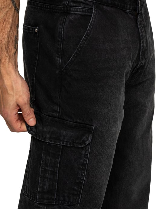Enzo Milano | Mens Wide-Leg Cargo Jeans - Image 4