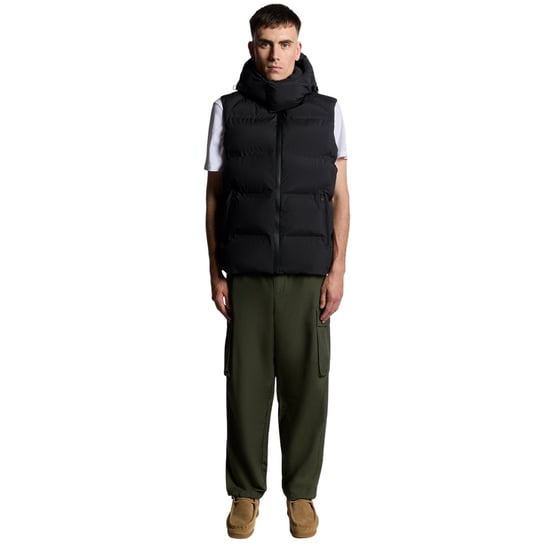 Lyle & Scott Jet Black Welded Puffer Gilet - Image 2