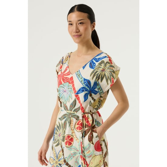 Garcia Jeans R260280 ladies dress ecru dessin - Image 3