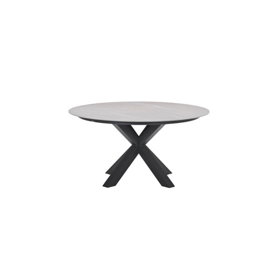 Garden Impressions Lowland tafel Ø150 cm carbon black centostone napoli sand - Image 4