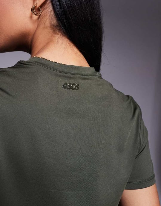 4505 Icon active quick dry performance t-shirt in dark green - Image 2