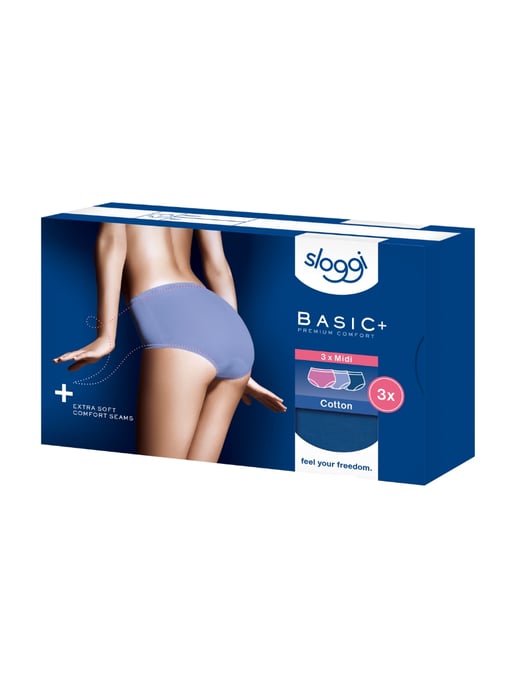 Basic+ Midi 3 Pack Briefs - Image 2