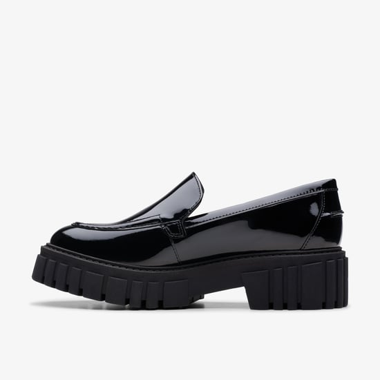Page Loafer Black Pat Shoes - Image 3
