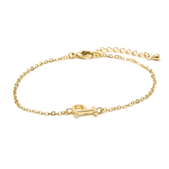Luxenter Armband met 18-karaats geelgouden afwerking - Alphabet - Image 1