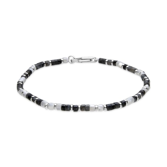 Luxenter Armband met zilveren afwerking en grijs wolkachtig kwarts - Hayo - Image 1