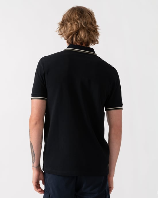 Polo Shirt in Black - Image 2