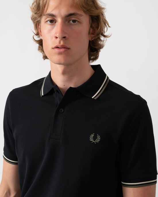 Polo Shirt in Black - Image 3