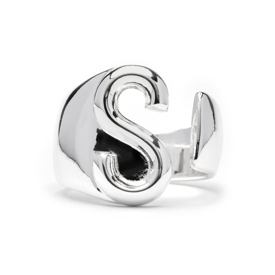 Luxenter Silver-finished ring - Alphabet - Image 1