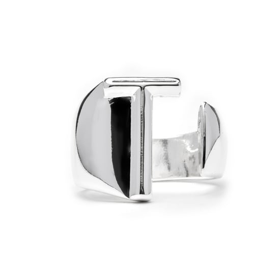 Luxenter Silver-finished ring - Alphabet - Image 1
