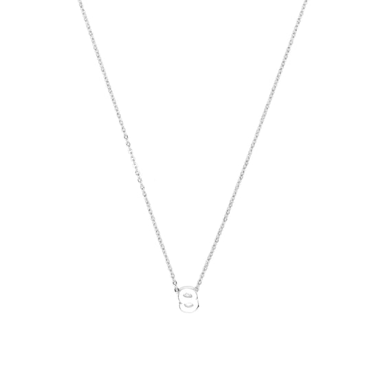 Luxenter Silver-finished necklace - Alphabet - Image 1