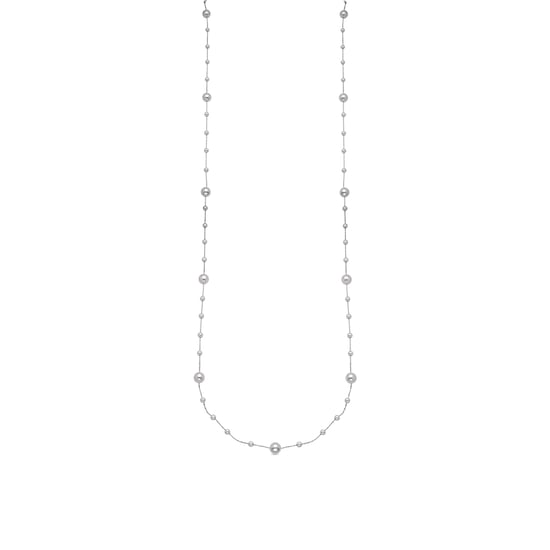 Luxenter Ketting met witte parel, zilveren afwerking - Xyaz - Image 1