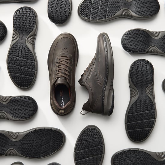 ClarksPro Lace Dark Brn Tumbled - Image 3