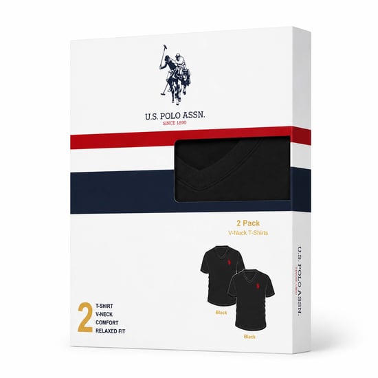 U.S. Polo Assn. men’s V-neck T-shirt 2-pack - Image 5