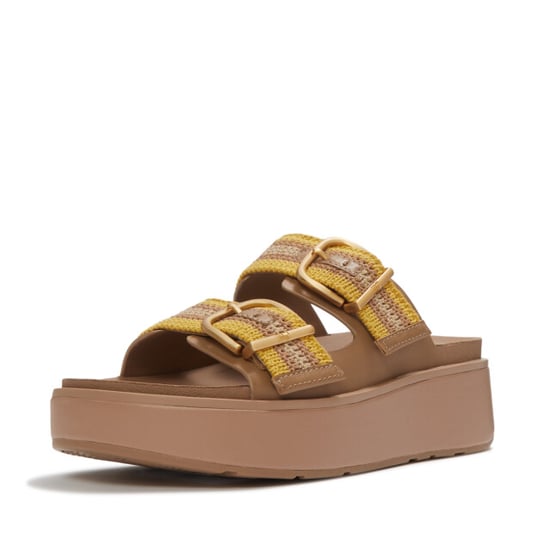 FitFlop Gen-ff max buckle stripe-webbing two-bar slides - Image 2