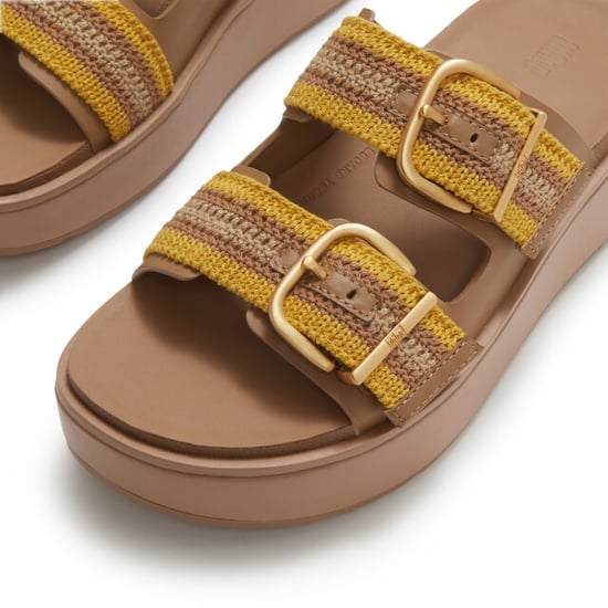 FitFlop Gen-ff max buckle stripe-webbing two-bar slides - Image 6