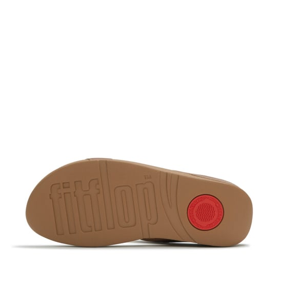 FitFlop Fino marbled-stone h-bar slides - Image 4