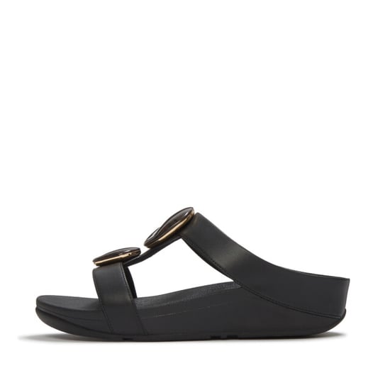 FitFlop Fino marbled-stone h-bar slides - Image 6