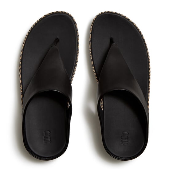 FitFlop Lulu lux graphic-weave leather cross slides - Image 5