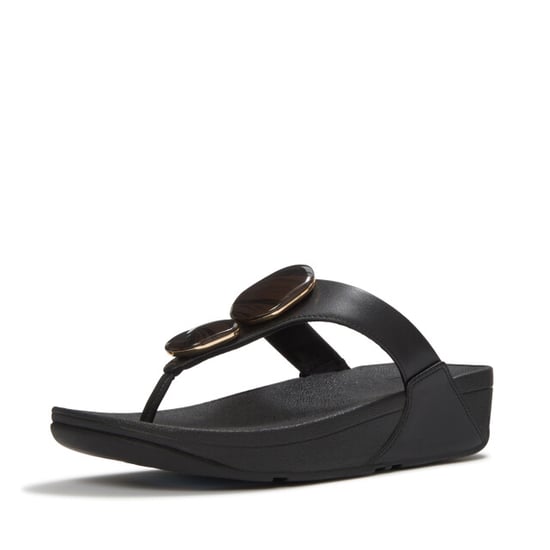 FitFlop Lulu marbled-stone toe-post sandals - Image 1