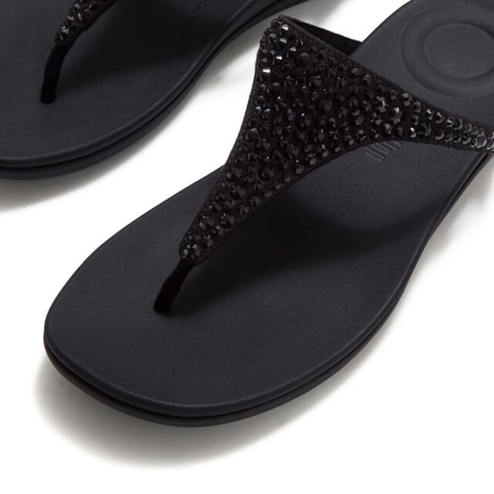 FitFlop Solay mixed-crystal toe-post sandals - Image 3