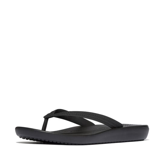FitFlop Iqushion mens textured-strap flip-flops - Image 1