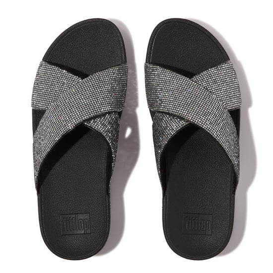 FitFlop Lulu cross slide glitterball - Image 2