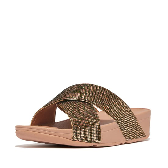 FitFlop Lulu cross slide glitterball - Image 1