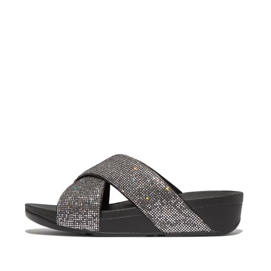 FitFlop Lulu cross slide glitterball - Image 4