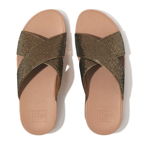 FitFlop Lulu cross slide glitterball - Image 2