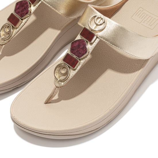 FitFlop Fino ergonomische teenslippers platino - Image 5