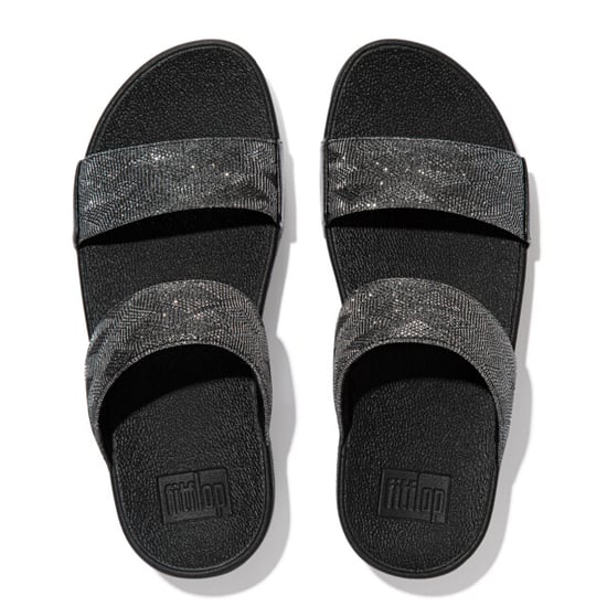 FitFlop Lulu dames slide geo glitz met glitters en patroon - Image 3