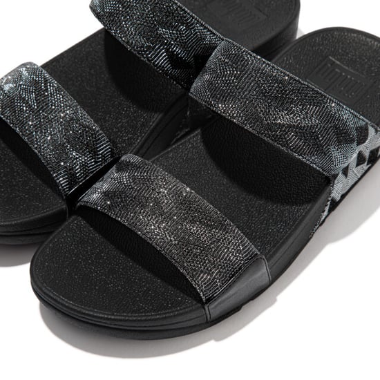 FitFlop Lulu dames slide geo glitz met glitters en patroon - Image 5