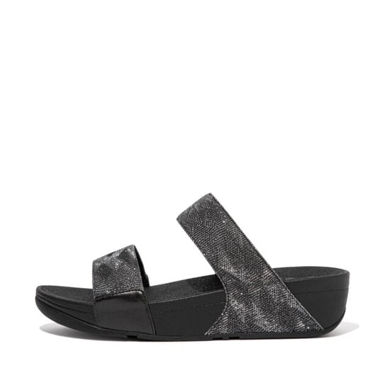 FitFlop Lulu dames slide geo glitz met glitters en patroon - Image 6