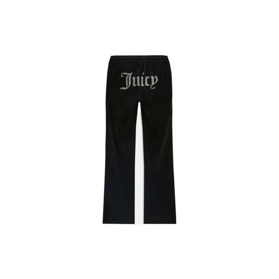 Juicy Couture Tina velour track pant with diamante branding - Image 6
