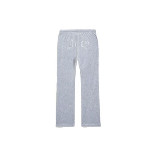 Juicy Couture Tina velour track pant with diamante branding - Image 6
