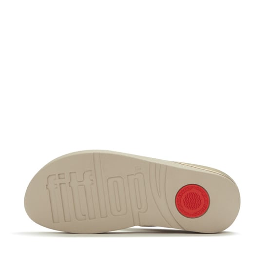 FitFlop Halo bead-circle metallic toe-post sandals - Image 5