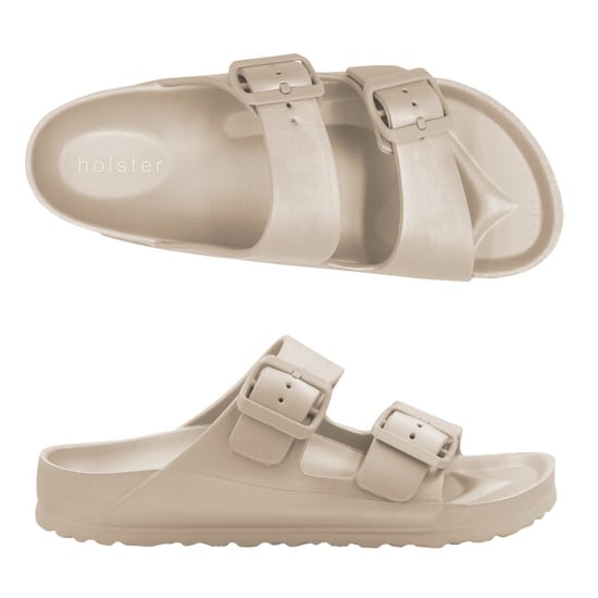 Holster Sundreamer vegan slides podologisch goedgekeurd slipper zandkleurig - Image 3