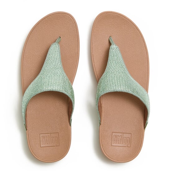 FitFlop Lulu dames teenslipper mint met glitters en sierstenen - Image 6