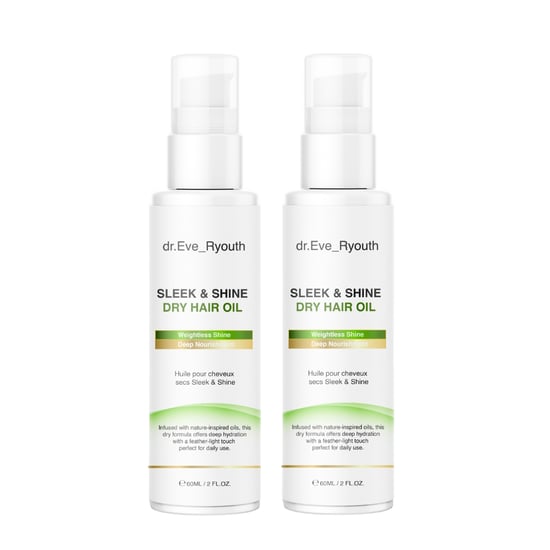 2 x SLEEK & SHINE DRY HAIR OIL 60ML - Image 1