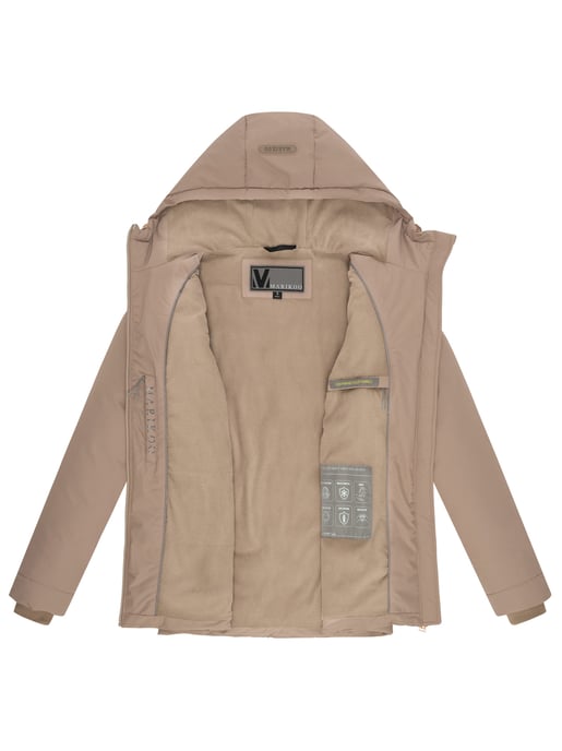 Marikoo vadderad jacka med fleecefoder & huva – modell Alemee - Image 4
