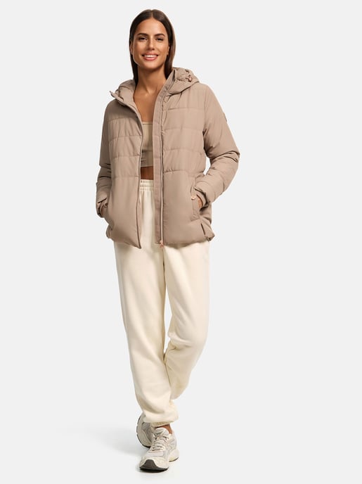 Marikoo vadderad jacka med fleecefoder & huva – modell Alemee - Image 5