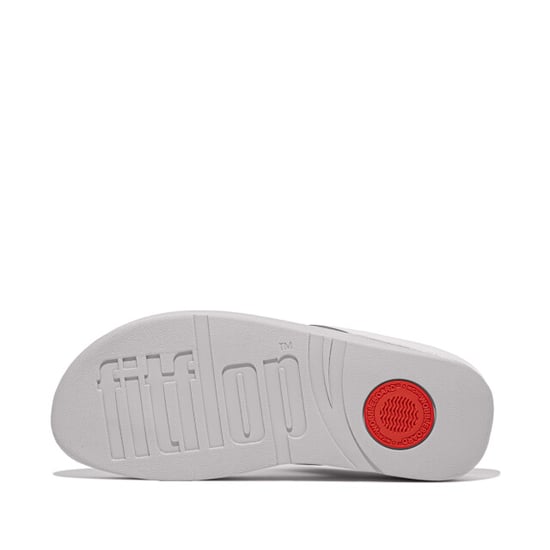 FitFlop Fino mirror-dome metallic-leather toe-post sandals - Image 5