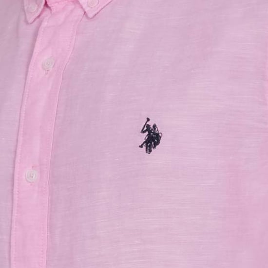 U.S. Polo Assn. men’s linen shirt in linen cotton blend - Image 4
